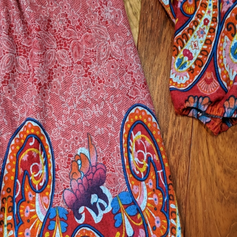 White Mark Boho Chic Super Soft Dress - Picture 5 of 6